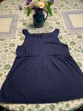 Tommy Hilfiger Navy Blue Sleeveless Tank Top